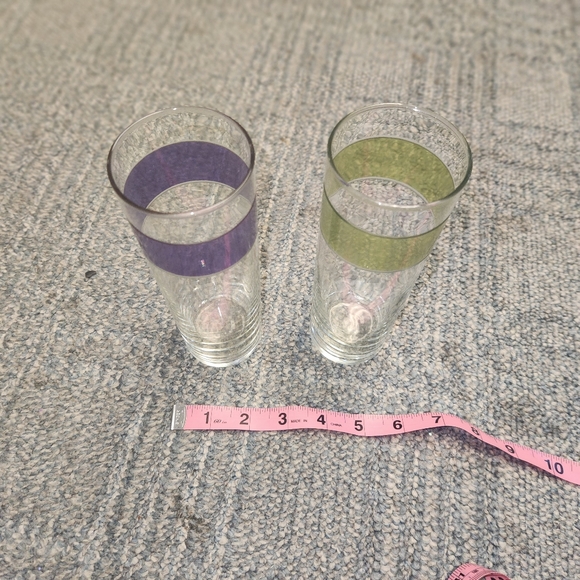 Set Of 2 Vintage Tom Collins Glasses - Picture 2 of 6